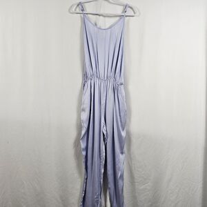 Overlover Arden Jumpsuit in Angel Blue - Size M